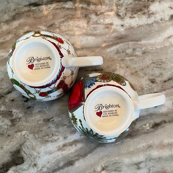 Set 2 Brighton Jewels & Hearts Mugs Coffee Tea 2024 Limited Edition Kitchen - Picture 6 of 10